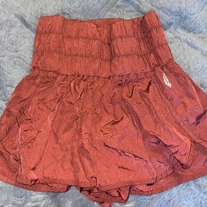 Free people size small Burgandy shorts!